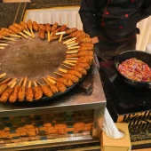 Cheese Potato Candy Chaat