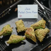 Jain Palak Corn Paan