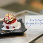Red Velvet Burger Ice Cream