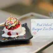 Red Velvet Burger Ice Cream